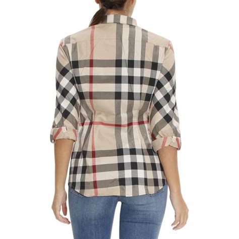 camicia donna bianca burberry|Camicia in cotone (Bianco) .